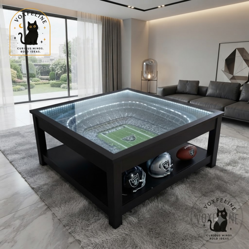 Philadelphia Eagles StadiumView Lighted End Table 25-Layer LED Stadium Coffee Table 2026 (3) Eagles StadiumView 25-Layer LED End Table 2026 — image 2