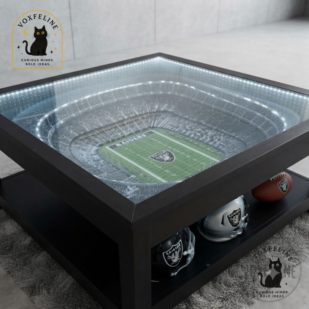 Philadelphia Eagles StadiumView Lighted End Table 25-Layer LED Stadium Coffee Table 2026 (4) Eagles StadiumView 25-Layer LED End Table 2026 — image 5