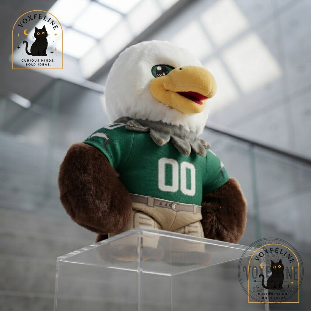 Philadelphia Eagles Retro Swoop Mascot Plush 8 Kelly Green Jersey Eagles Retro Swoop Mascot Plush 8" in Kelly Green Jersey – image 4 of 10