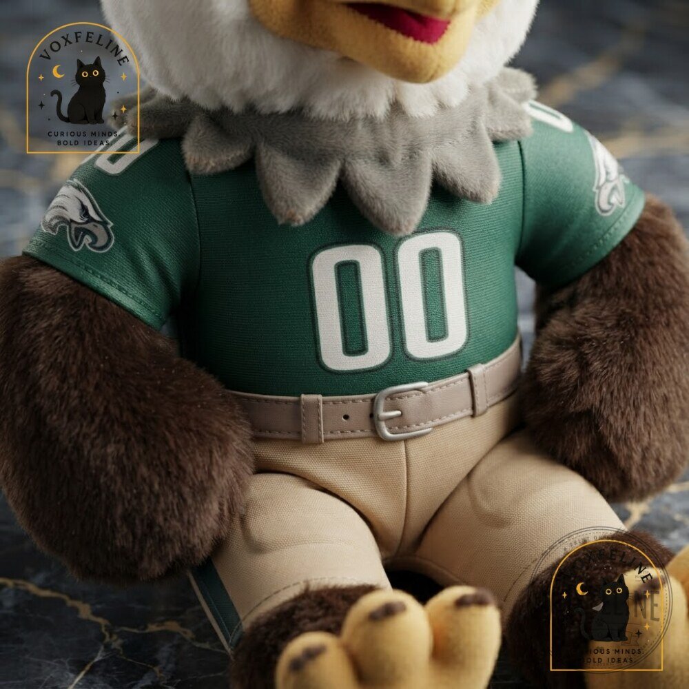 Philadelphia Eagles Retro Swoop Mascot Plush 8 Kelly Green Jersey Eagles Retro Swoop Mascot Plush 8" in Kelly Green Jersey – image 6 of 10