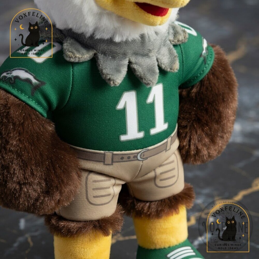 Philadelphia Eagles Retro Swoop Mascot Plush 8 Kelly Green Jersey Eagles Retro Swoop Mascot Plush 8" in Kelly Green Jersey – image 7 of 10