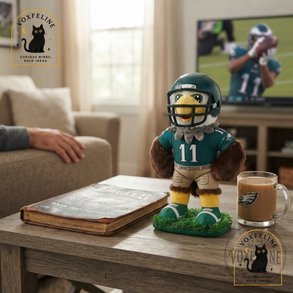 Philadelphia Eagles Retro Swoop Mascot Plush 8 Kelly Green Jersey Eagles Retro Swoop Mascot Plush 8" in Kelly Green Jersey – image 9 of 10
