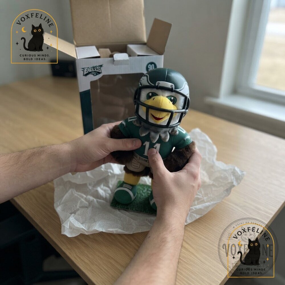 Philadelphia Eagles Retro Swoop Mascot Plush 8 Kelly Green Jersey Eagles Retro Swoop Mascot Plush 8" in Kelly Green Jersey – image 10 of 10
