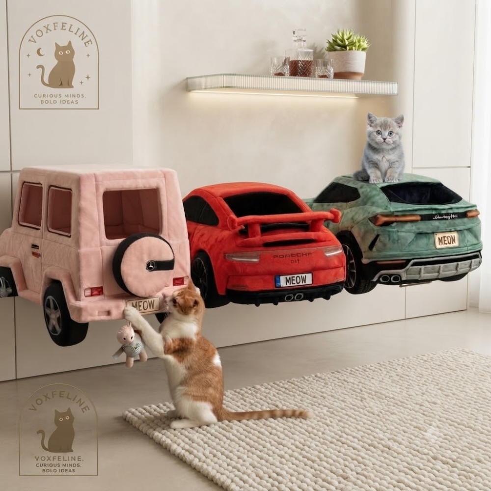 Roost Cruiser Wall-Mounted Cat Bed Luxury Car-Shaped Wagon Style (1) Roost Cruiser Cat Bed – Wall-Mounted Luxury Wagon for Feline Friends — image 2