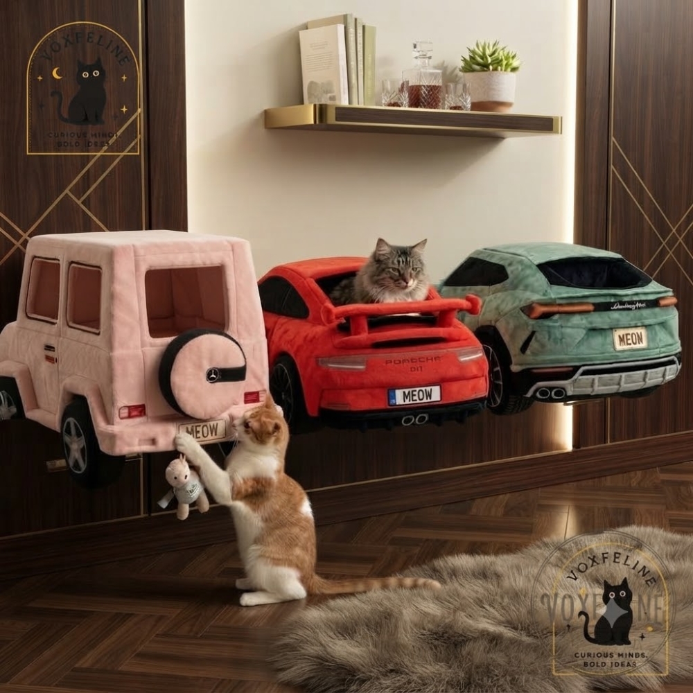 Roost Cruiser Wall-Mounted Cat Bed Luxury Car-Shaped Wagon Style (4) Roost Cruiser Cat Bed – Wall-Mounted Luxury Wagon for Feline Friends — image 4