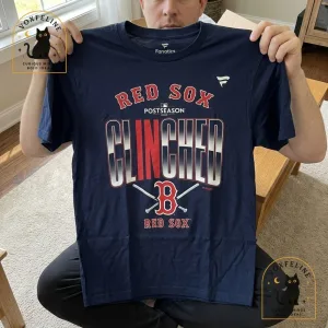 Boston Red Sox Postseason Clinched Tee MLB x Budweiser Celebration 4