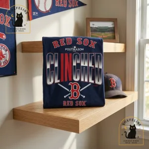 Boston Red Sox Postseason Clinched Tee MLB x Budweiser Celebration 5