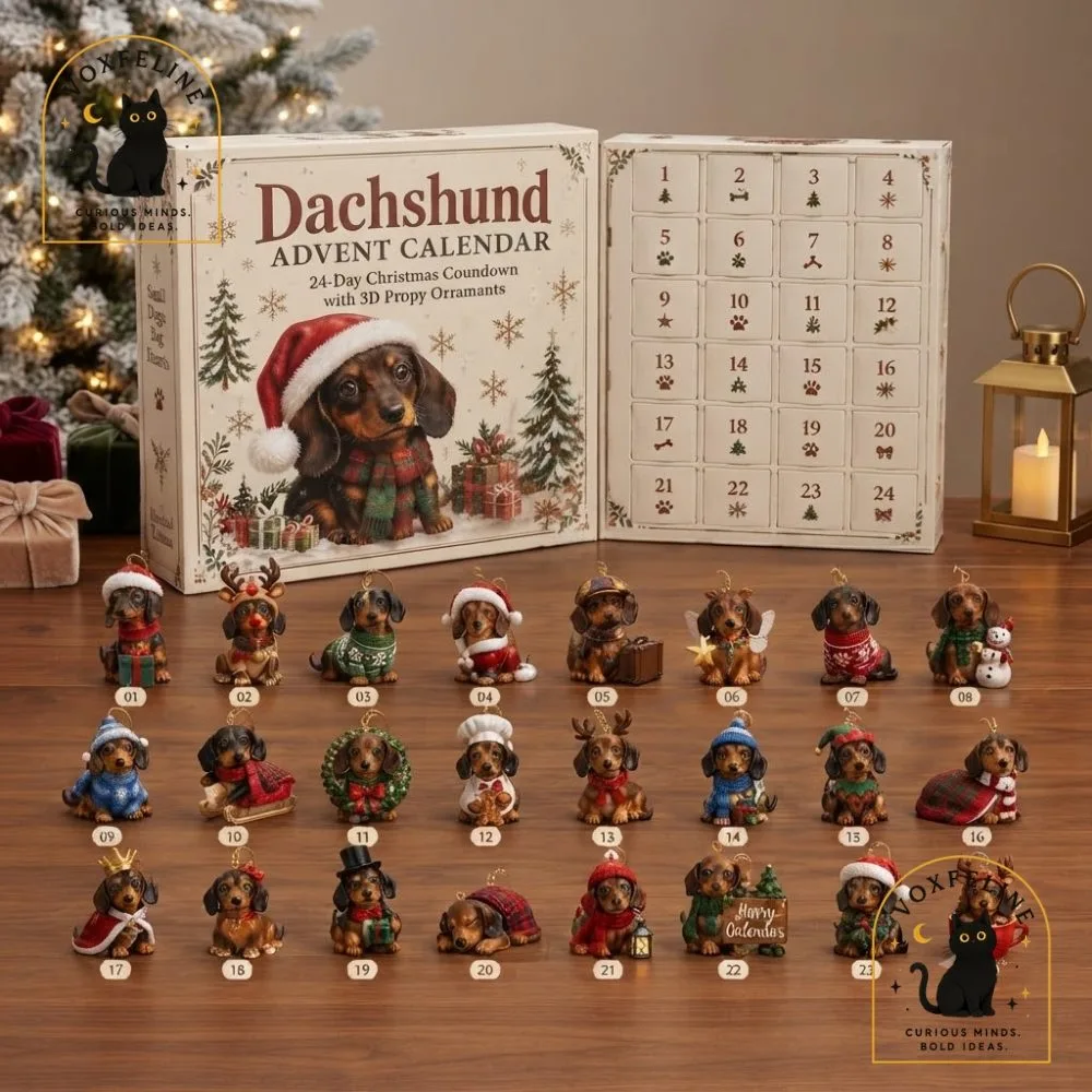 Dachshund Advent Calendar 2026 24-Day Christmas Countdown with 3D Puppy Ornaments (4) Dachshund Advent Calendar 2026 24-Day Christmas Countdown with 3D Puppy Ornaments — image 5