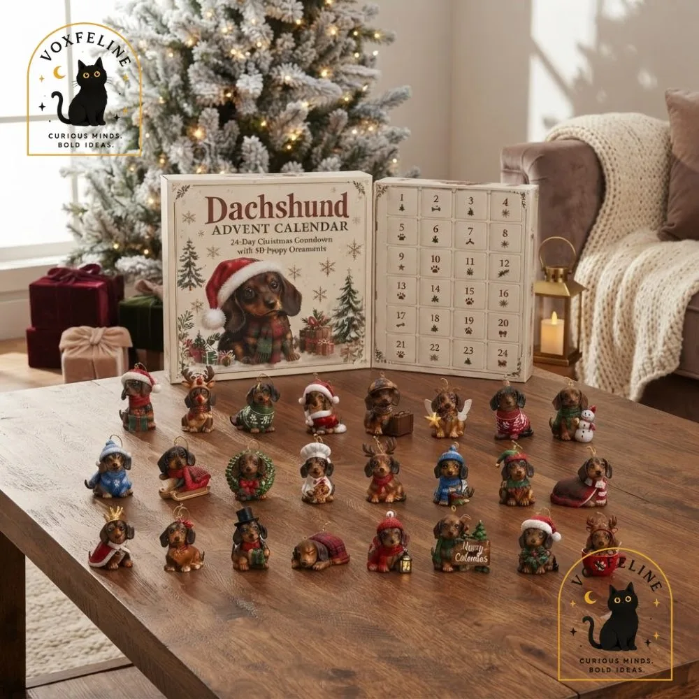 Dachshund Advent Calendar 2026 24-Day Christmas Countdown with 3D Puppy Ornaments (5) Dachshund Advent Calendar 2026 24-Day Christmas Countdown with 3D Puppy Ornaments — image 6