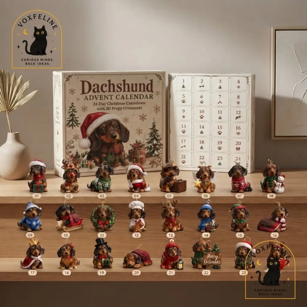 Dachshund Advent Calendar 2026 24-Day Christmas Countdown with 3D Puppy Ornaments (7) Dachshund Advent Calendar 2026 24-Day Christmas Countdown with 3D Puppy Ornaments — image 8