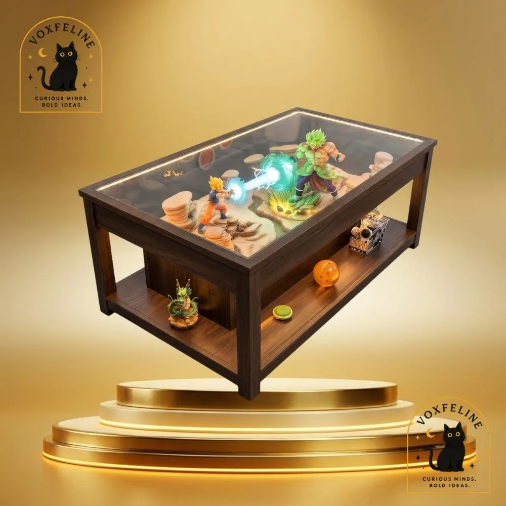 Custom-Built Dragon Ball Z Diorama Coffee Table (1) Custom-Built Dragon Ball Z Diorama Coffee Table