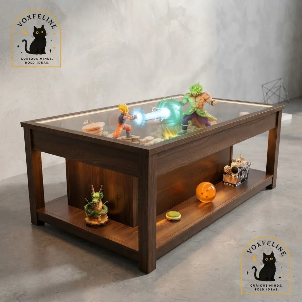 Custom-Built Dragon Ball Z Diorama Coffee Table (5) Custom-Built Dragon Ball Z Diorama Coffee Table — image 5