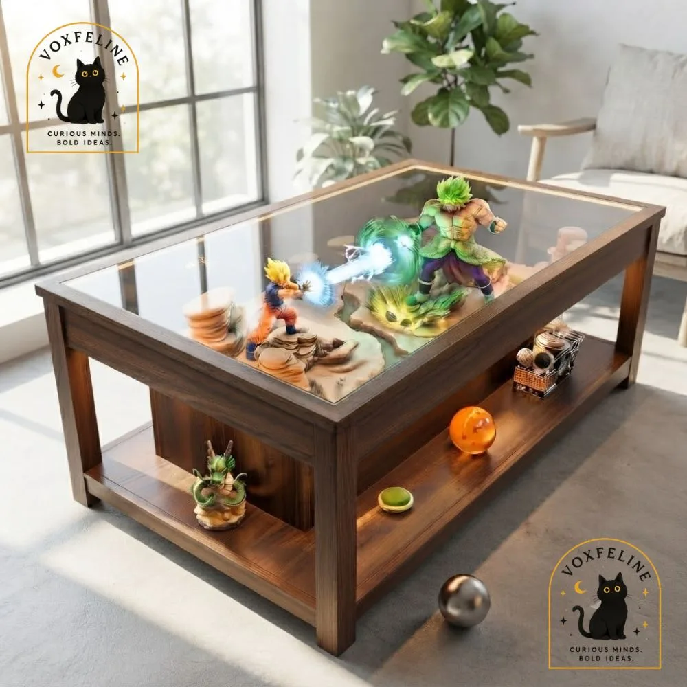 Custom-Built Dragon Ball Z Diorama Coffee Table (6) Custom-Built Dragon Ball Z Diorama Coffee Table — image 6