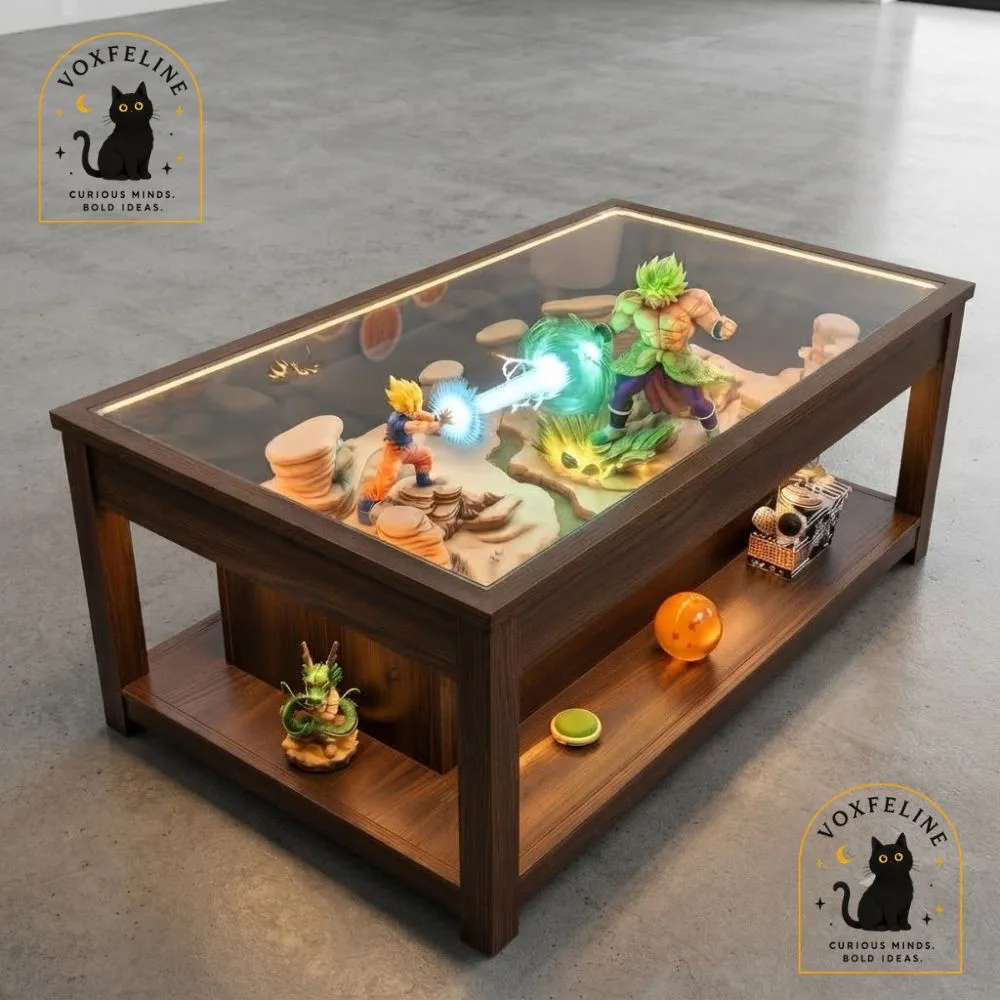 Custom-Built Dragon Ball Z Diorama Coffee Table (7) Custom-Built Dragon Ball Z Diorama Coffee Table — image 7