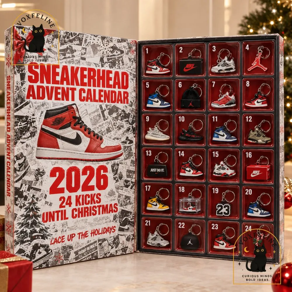 Sneaker Advent Calendar Shoe Count Christmas Countdown Gift for Sneakerheads Sneaker Lovers & Hypebeast Fans