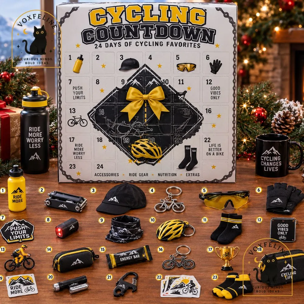 Cycling Advent Calendar 24 Days of Cycling Favorites Christmas Gift for Bikers