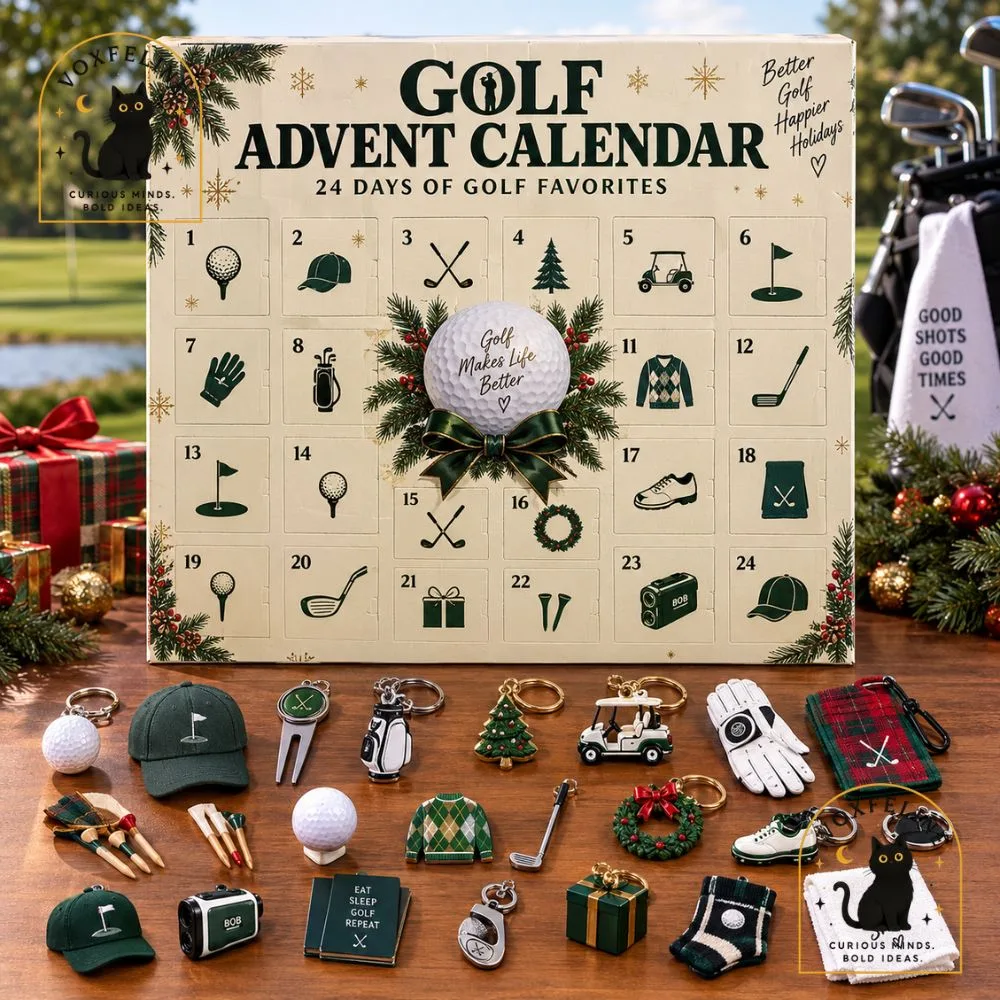 Golf Advent Calendar 24 Days of Golf Favorites Christmas Gift for Golfers