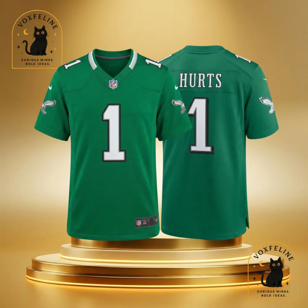 Eagles Kelly Green Jersey Texas Tennessee College Football Philly Fan