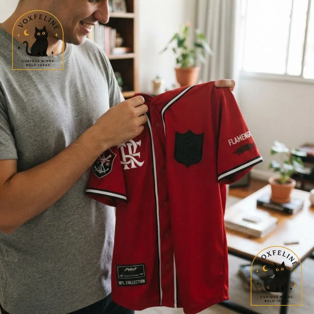 Stephen A. Smith Flamengo Shirt Brazil NFL (4) Stephen A. Smith Flamengo Shirt Brazil NFL — image 5