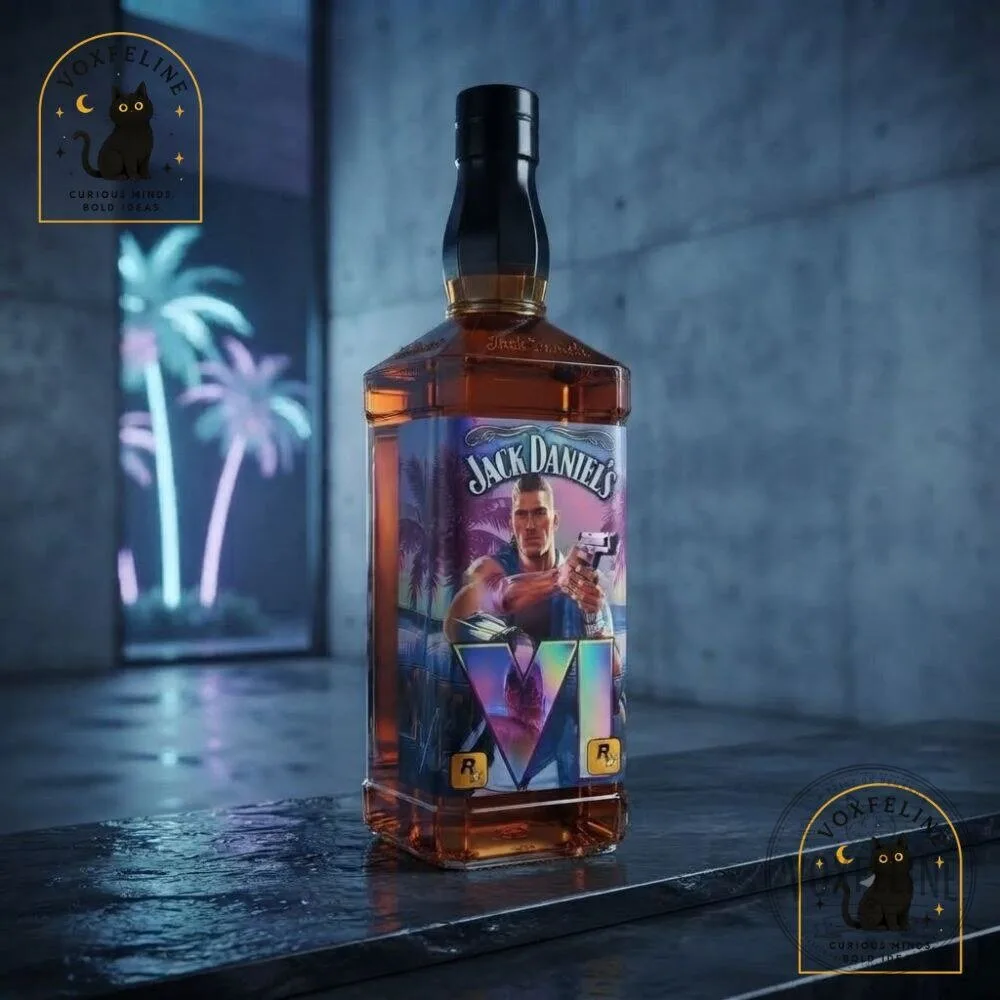 GTA 6 Jack Daniel’s Bottle Wrap Custom Fan-Made Grand Theft Auto VI Label 12 GTA 6 Jack Daniel’s Bottle Wrap Custom Fan-Made Grand Theft Auto VI Label