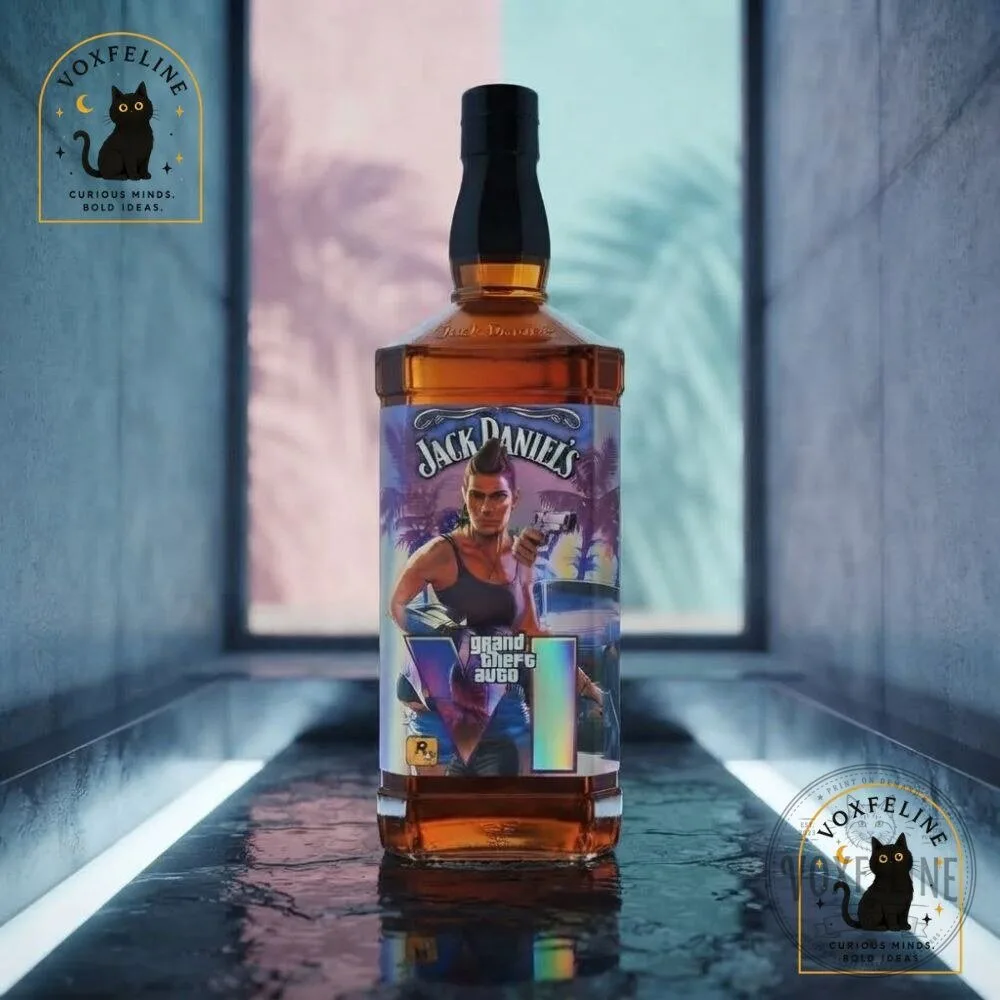 GTA 6 Jack Daniel’s Bottle Wrap Custom Fan-Made Grand Theft Auto VI Label 13 GTA 6 Jack Daniel’s Bottle Wrap Custom Fan-Made Grand Theft Auto VI Label