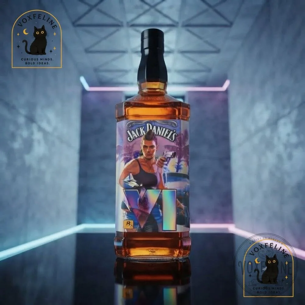 GTA 6 Jack Daniel’s Bottle Wrap Custom Fan-Made Grand Theft Auto VI Label 14 GTA 6 Jack Daniel’s Bottle Wrap Custom Fan-Made Grand Theft Auto VI Label