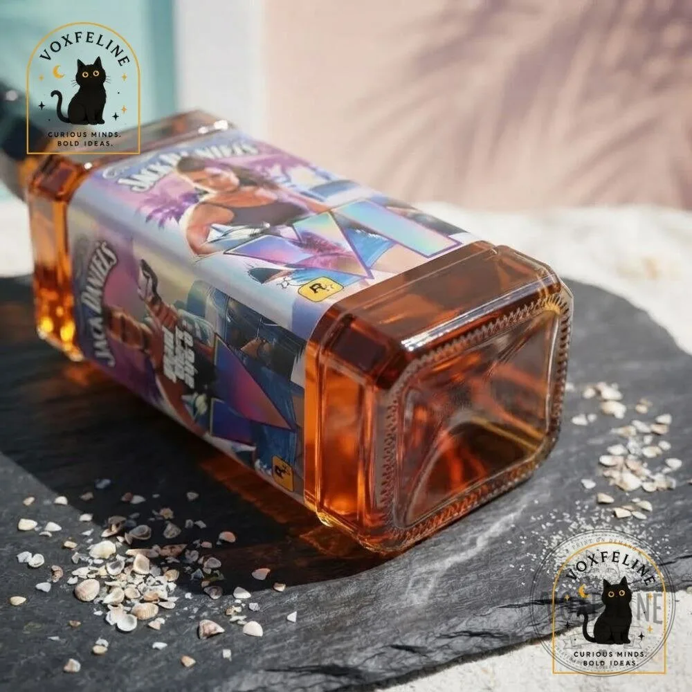 GTA 6 Jack Daniel’s Bottle Wrap Custom Fan-Made Grand Theft Auto VI Label 15 GTA 6 Jack Daniel’s Bottle Wrap Custom Fan-Made Grand Theft Auto VI Label