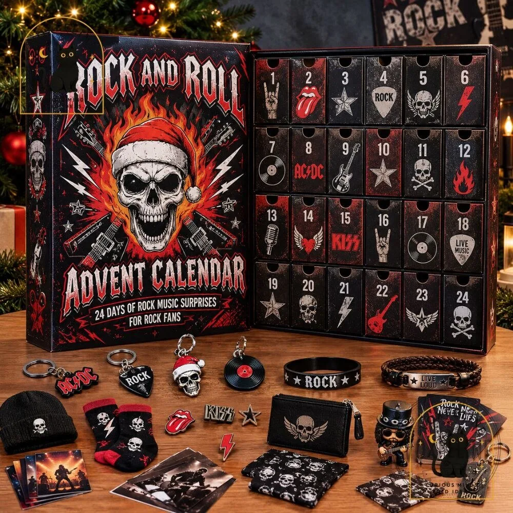 Rock and Roll Advent Calendar 24 Days of Rock Music Surprises for Rock Fans