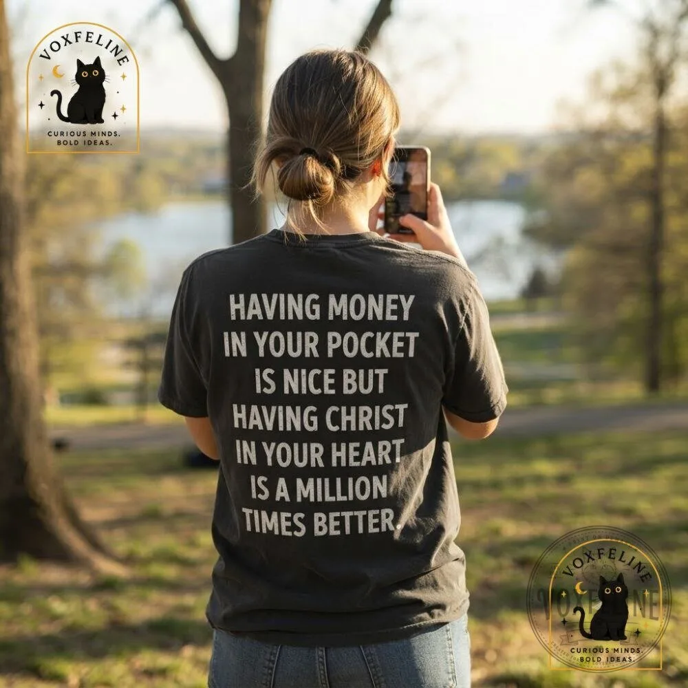 Having Christ in Your Heart T-Shirt Christian Faith Quote Tee 11 Having Christ in Your Heart T-Shirt Christian Faith Quote Tee