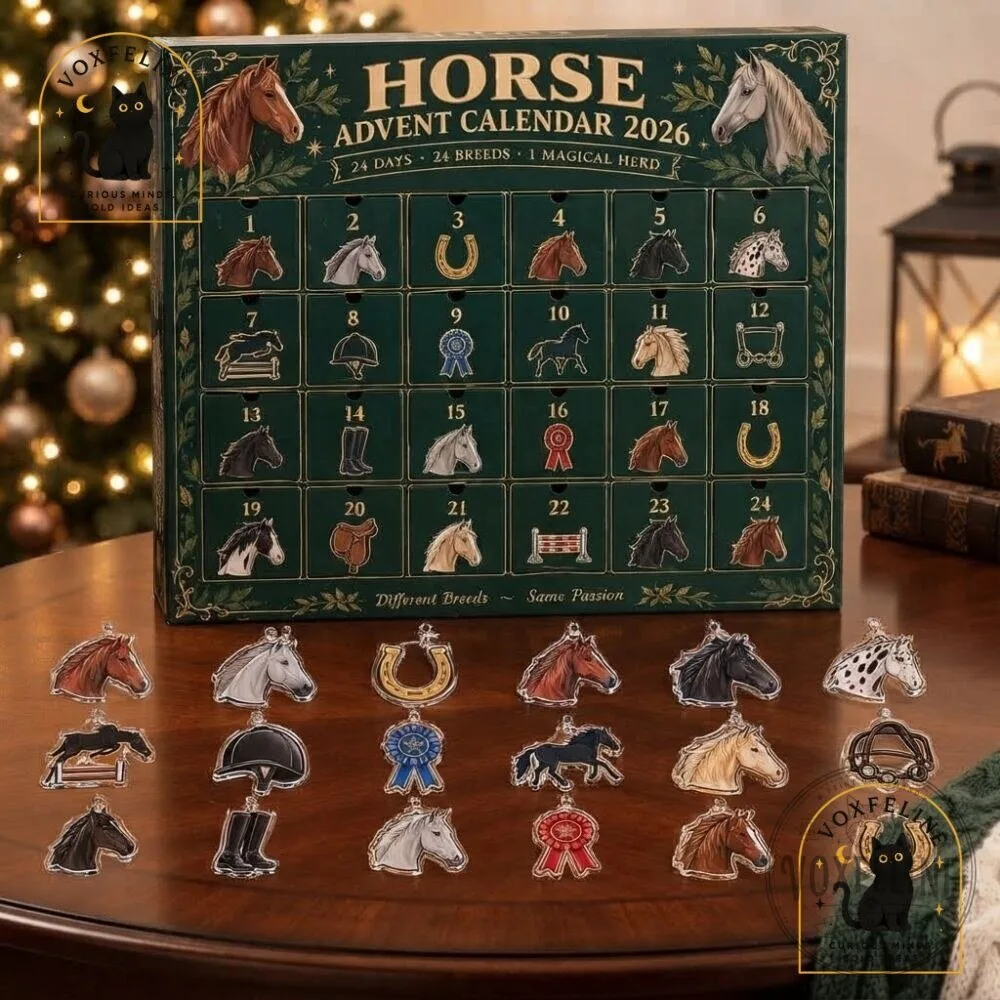 Horse Advent Calendar 2026 24 Horse Breed Acrylic Ornaments 17 Horse Advent Calendar 2026 24 Horse Breed Acrylic Ornaments