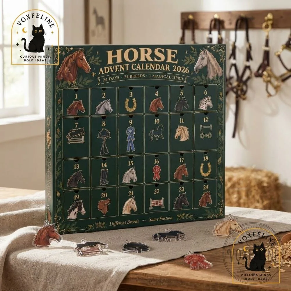 Horse Advent Calendar 2026 24 Horse Breed Acrylic Ornaments 19 Horse Advent Calendar 2026 24 Horse Breed Acrylic Ornaments