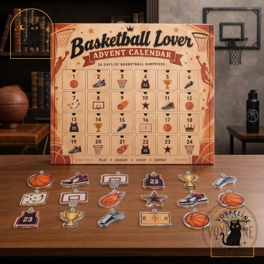 24 Day Basketball Lover Advent Calendar Acrylic Ornaments 12 24 Day Basketball Lover Advent Calendar Acrylic Ornaments