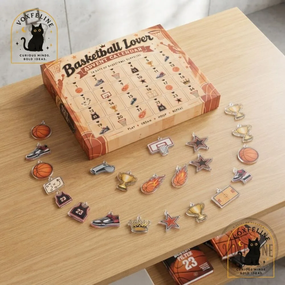 24 Day Basketball Lover Advent Calendar Acrylic Ornaments 15 24 Day Basketball Lover Advent Calendar Acrylic Ornaments