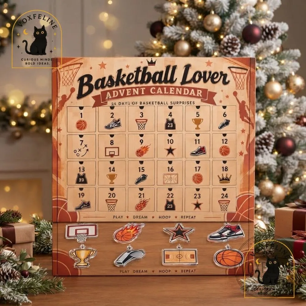 24 Day Basketball Lover Advent Calendar Acrylic Ornaments 18 24 Day Basketball Lover Advent Calendar Acrylic Ornaments