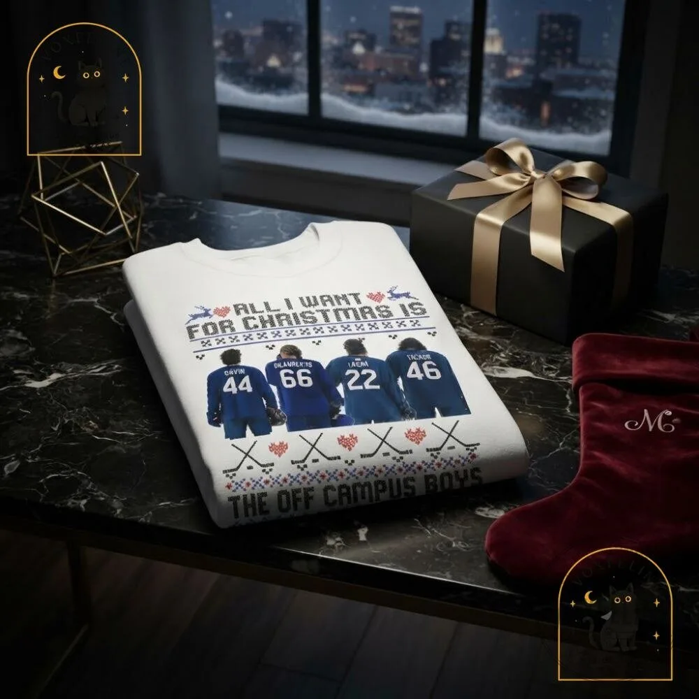 All I Want for Christmas Is the Off Campus Boys Sweatshirt Off Campus Series Christmas Crewneck 11 All I Want for Christmas Is the Off Campus Boys Sweatshirt Off Campus Series Christmas Crewneck