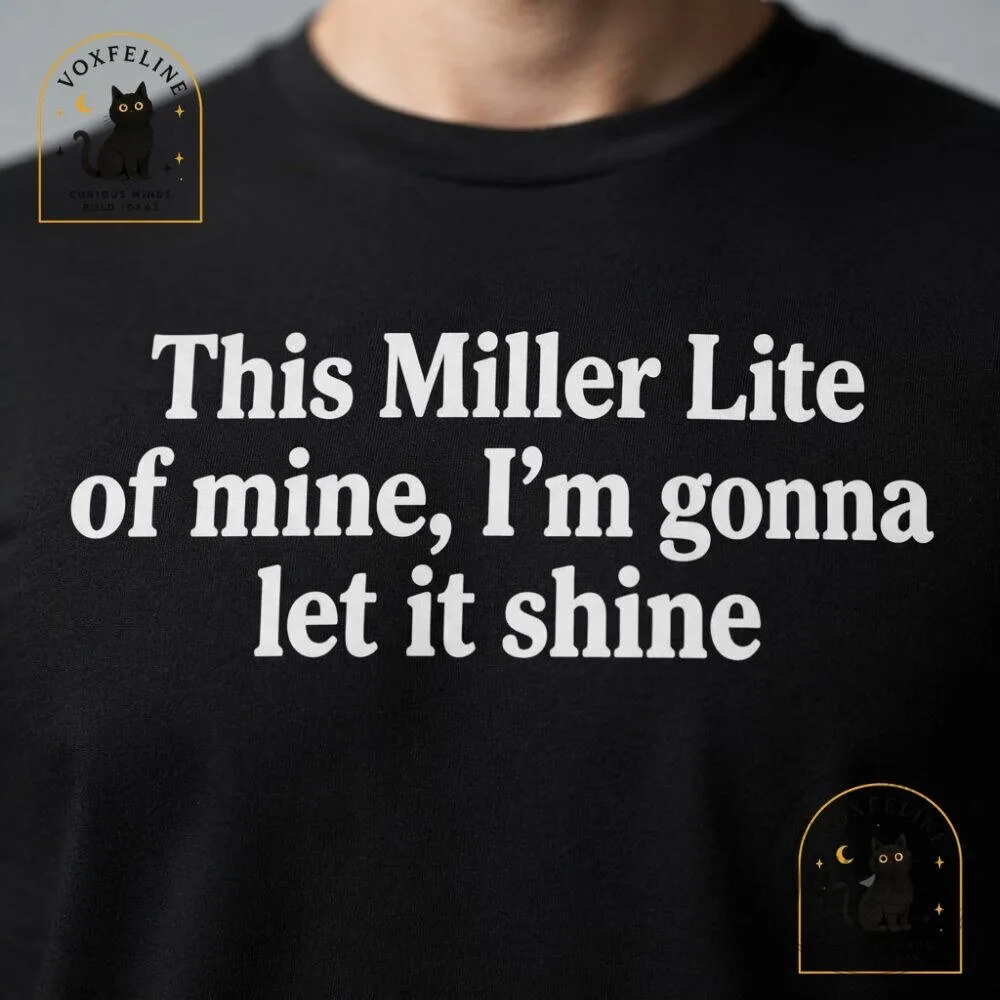 This Miller Lite of Mine I'm Gonna Let It Shine Shirt Funny Beer T-Shirt 17 This Miller Lite of Mine I'm Gonna Let It Shine Shirt Funny Beer T-Shirt