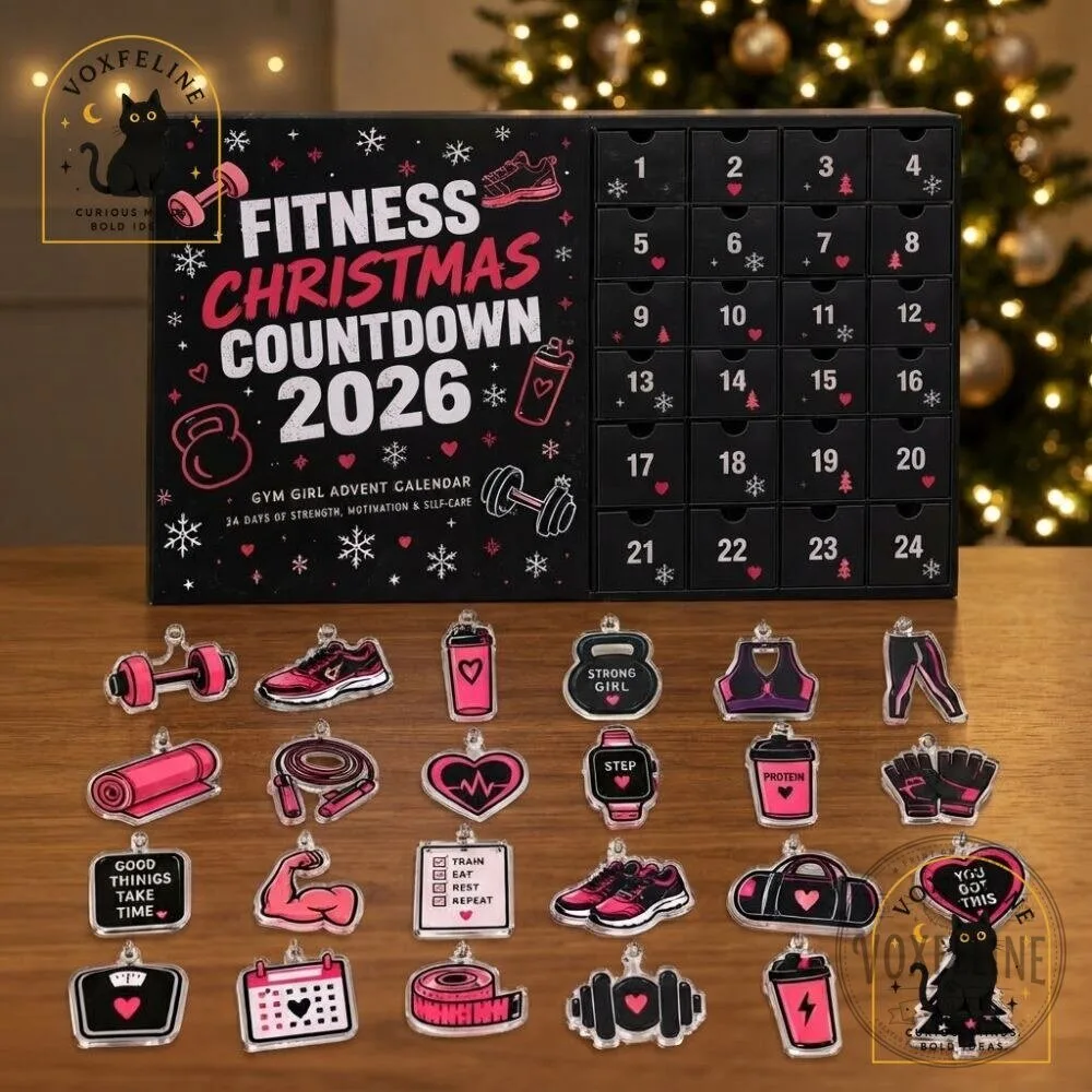 Fitness Christmas Countdown 2026 Gym Girl Advent Calendar for Women 15 Fitness Christmas Countdown 2026 Gym Girl Advent Calendar for Women