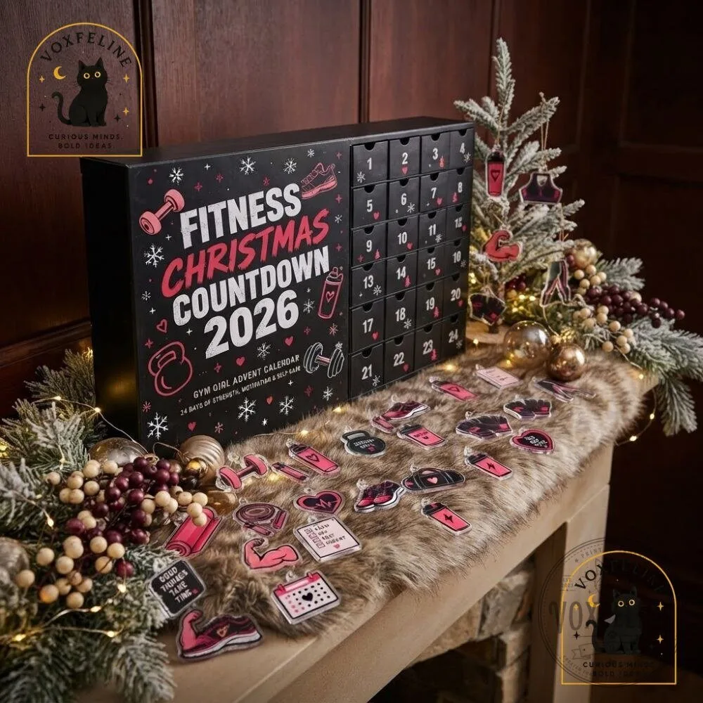 Fitness Christmas Countdown 2026 Gym Girl Advent Calendar for Women 16 Fitness Christmas Countdown 2026 Gym Girl Advent Calendar for Women