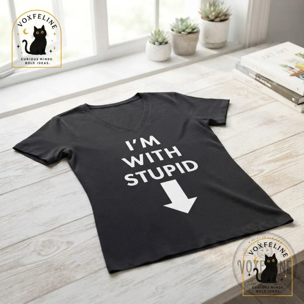 I'm With Stupid Shirt Funny Max George Black MGB T-Shirt 14 I'm With Stupid Shirt Funny Max George Black MGB T-Shirt