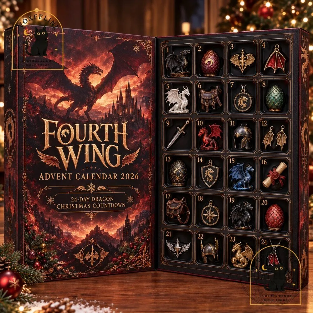 Fourth Wing Advent Calendar 2026 24-Day Dragon Christmas Countdown