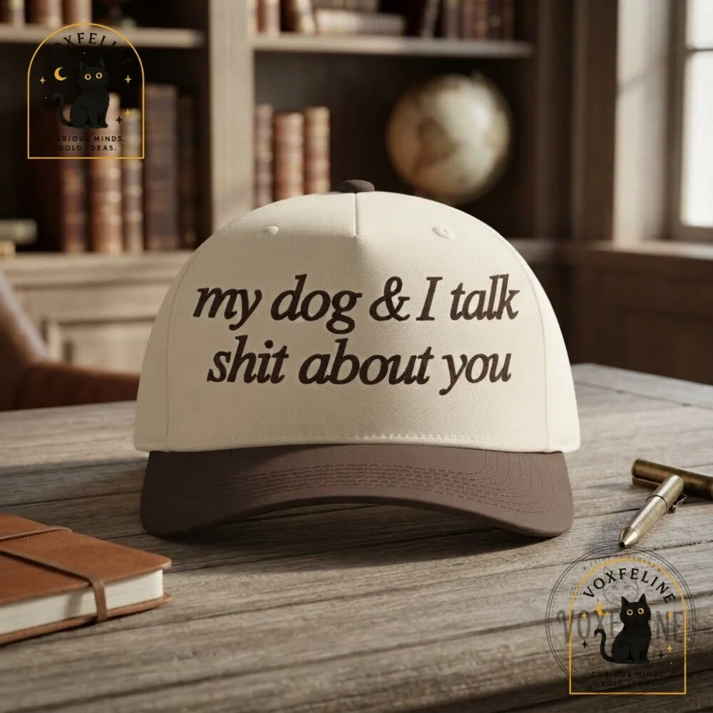 My Dog & I Talk Shit About YouTrucker Hat Funny Dog Mom Graphic Cap 12 My Dog & I Talk Shit About YouTrucker Hat Funny Dog Mom Graphic Cap