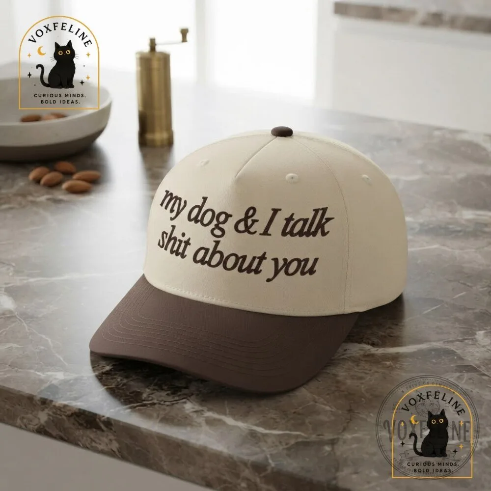 My Dog & I Talk Shit About YouTrucker Hat Funny Dog Mom Graphic Cap 13 My Dog & I Talk Shit About YouTrucker Hat Funny Dog Mom Graphic Cap