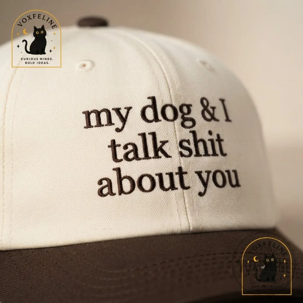 My Dog & I Talk Shit About YouTrucker Hat Funny Dog Mom Graphic Cap 15 My Dog & I Talk Shit About YouTrucker Hat Funny Dog Mom Graphic Cap