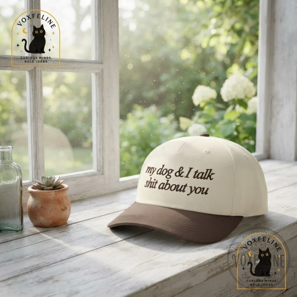 My Dog & I Talk Shit About YouTrucker Hat Funny Dog Mom Graphic Cap 19 My Dog & I Talk Shit About YouTrucker Hat Funny Dog Mom Graphic Cap