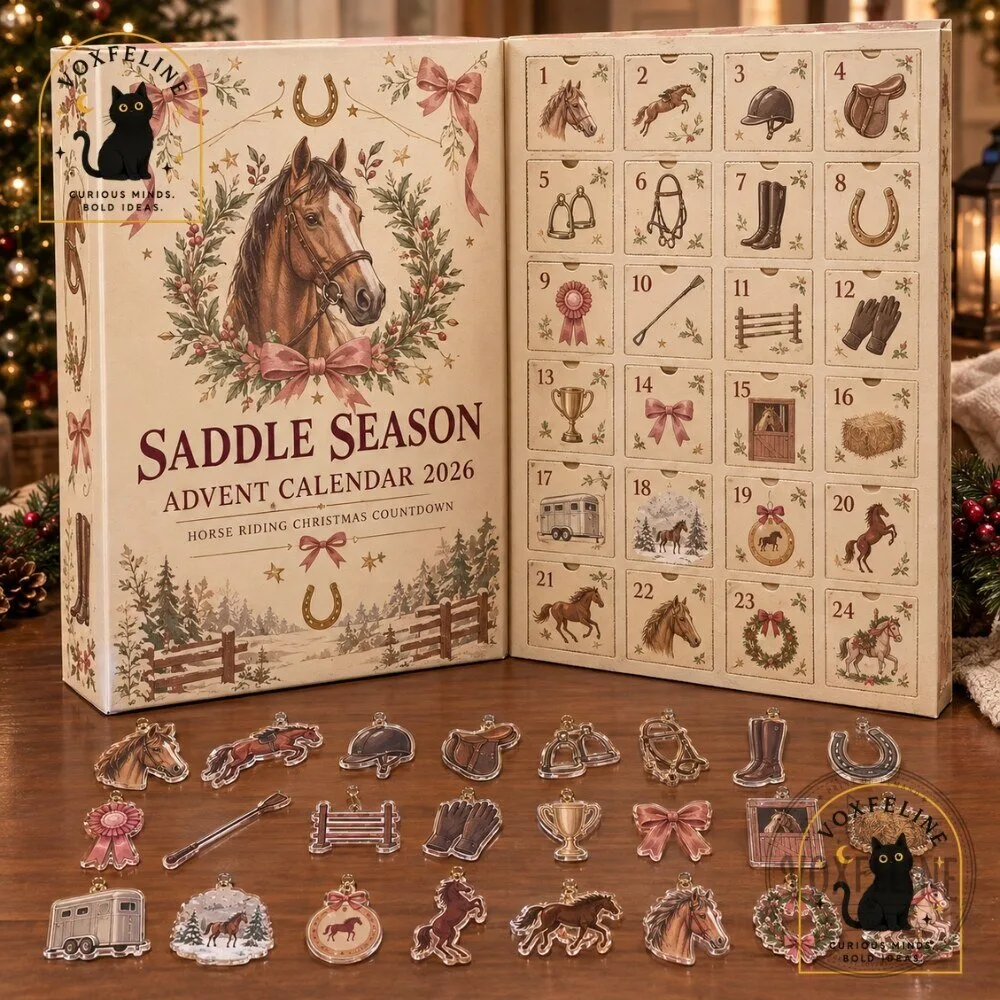Saddle Season Equestrian Advent Calendar 2026 Horse Riding Christmas Countdown