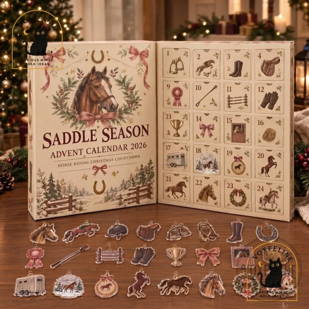 Saddle Season Equestrian Advent Calendar 2026 Horse Riding Christmas Countdown 12 Saddle Season Equestrian Advent Calendar 2026 Horse Riding Christmas Countdown