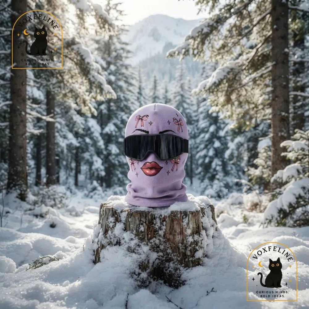 Blue Diva Ski Balaclava Funny Girly Cartoon Face Ski Mask with Ski Goggles (8) Blue Diva Ski Balaclava Funny Girly Cartoon Face Ski Mask with Ski Goggles — image 11