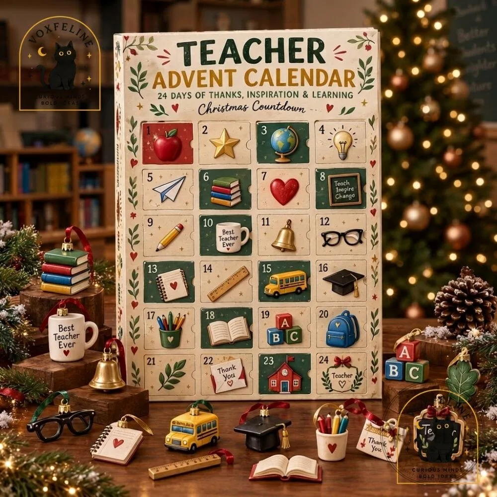 Teacher Advent Calendar 24 Days of Thanks, Inspiration & Learning Christmas Countdown 9 Teacher Advent Calendar 24 Days of Thanks, Inspiration & Learning Christmas Countdown