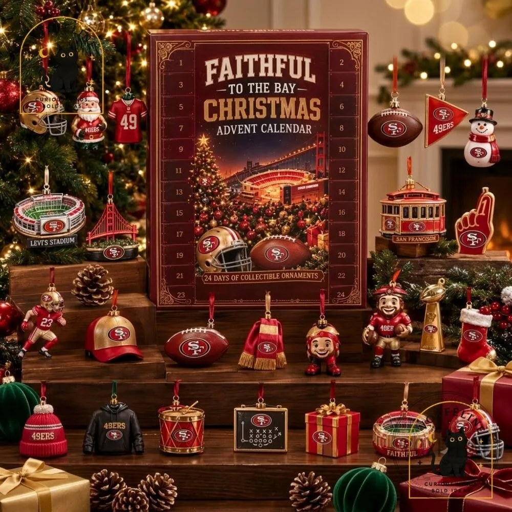 Faithful Christmas to the Bay 49ers Advent Calendar San Francisco 49ers Christmas Countdown