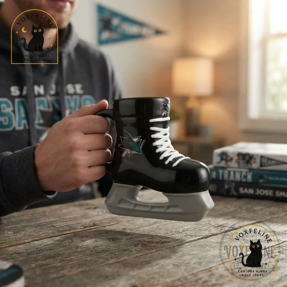 San Jose Sharks Ice Skate Beer Cup NHL Souvenir Draft Beer Cup 11 San Jose Sharks Ice Skate Beer Cup NHL Souvenir Draft Beer Cup